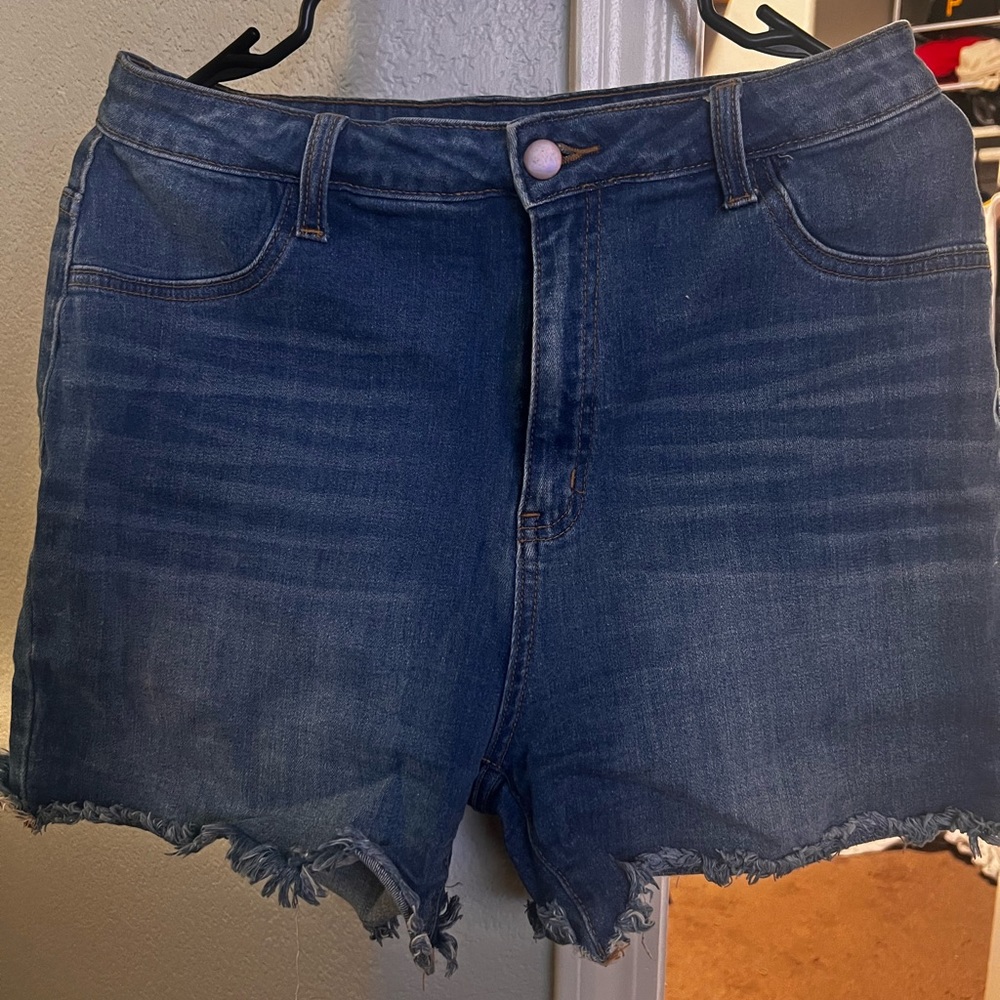 Bundle of Jean shorts size L 10/12